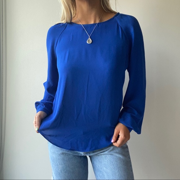 Tops - Royal blue blouse